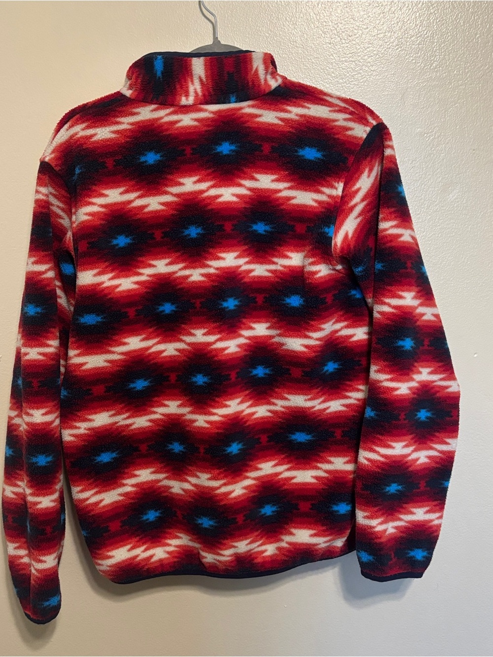 Patagonia Synchilla Snap-T Fleece Pullover Aztec Blue Red Women’s M Wild Desert - Picture 6 of 6